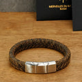 Bracelet pour Homme en cuir et inox